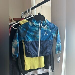 NWT Jordan Toddler Tie Dye Windbreaker Jacket 2T